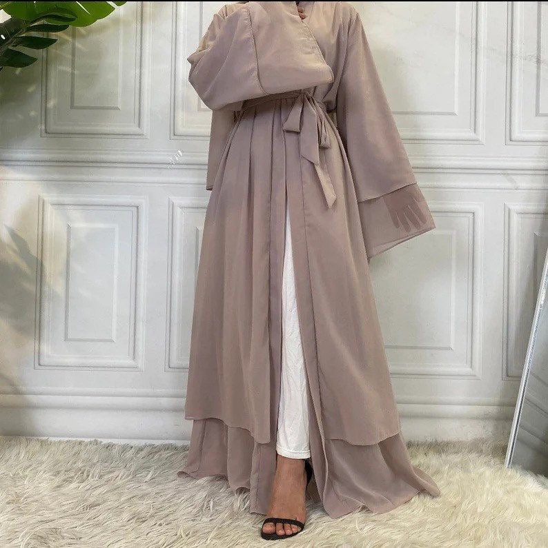 Double layer Abaya