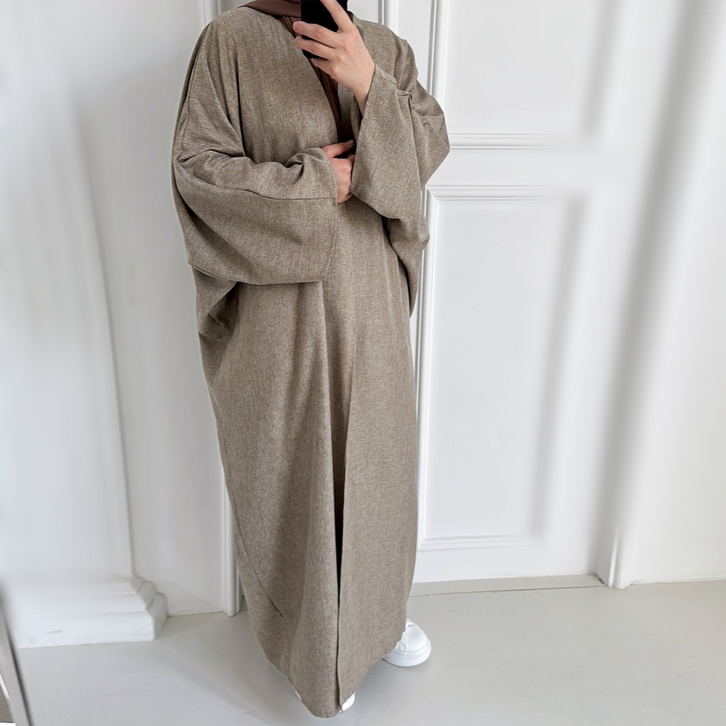 Jade Classic Linen Abaya