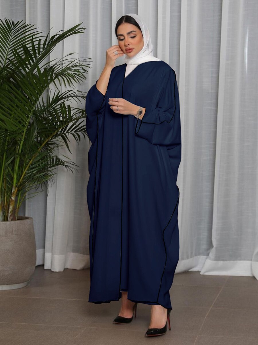 Line Wrapped Abaya