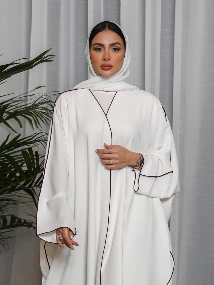 Line Wrapped Abaya