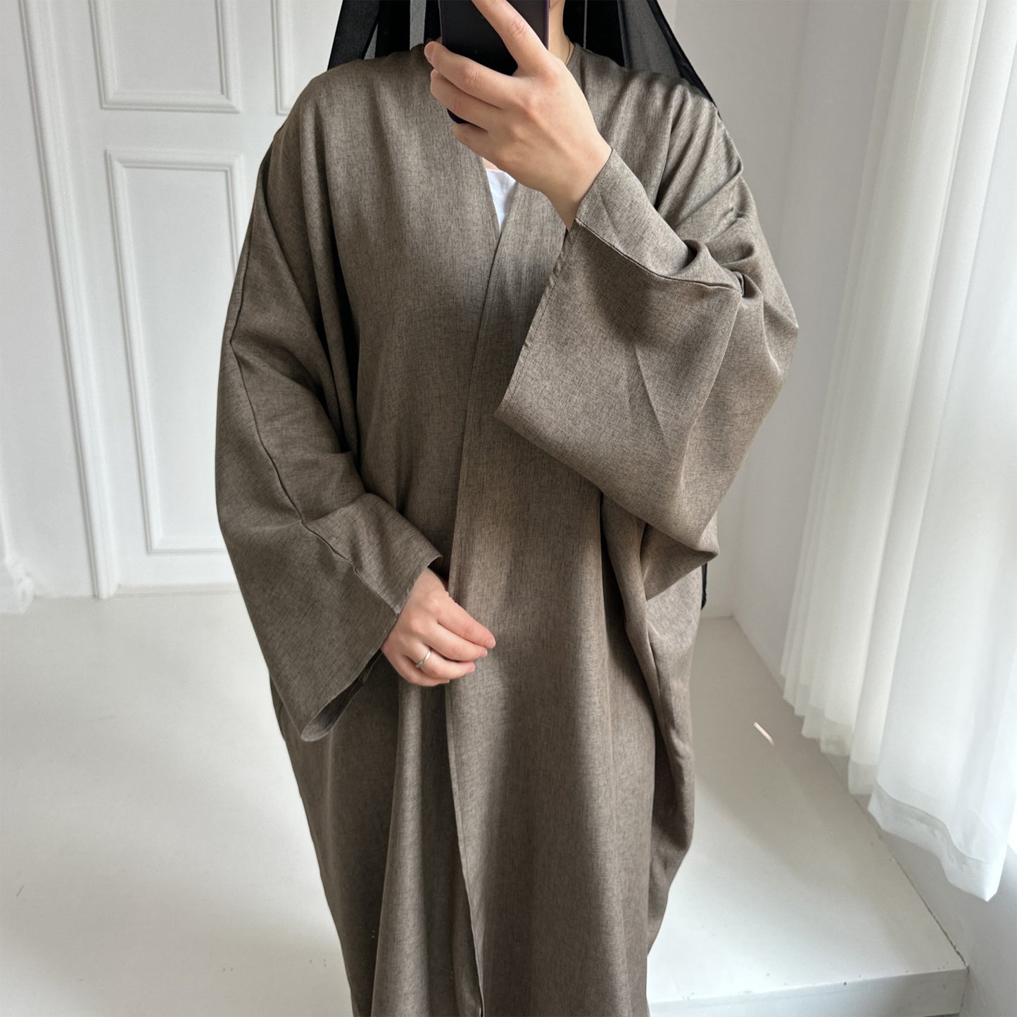 Jade Classic Linen Abaya