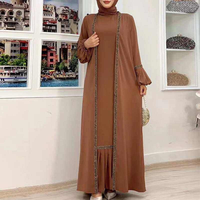 Moroccan Elegance: 2 Piece Abaya