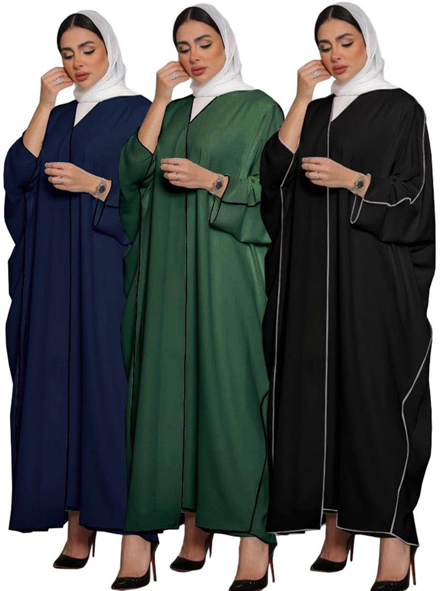 Line Wrapped Abaya