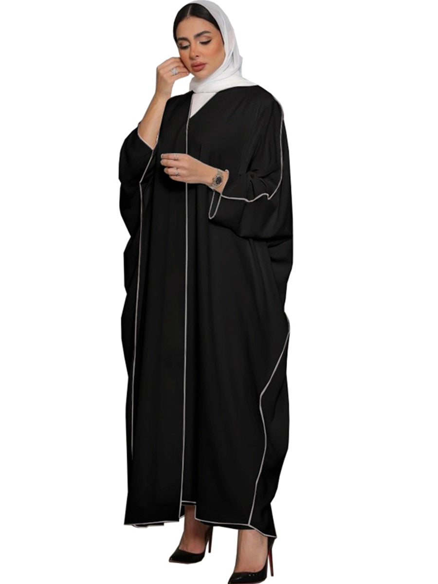 Line Wrapped Abaya