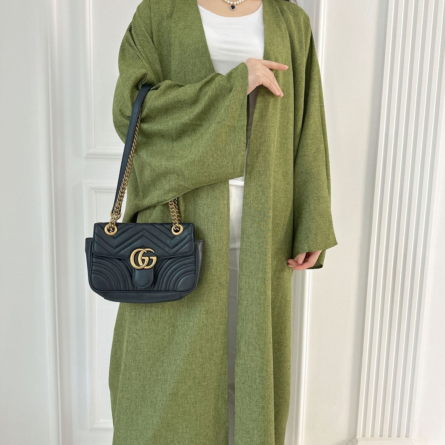 Jade Classic Linen Abaya