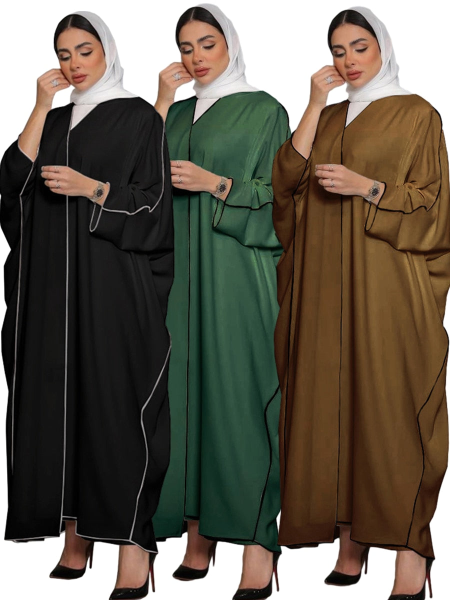 Line Wrapped Abaya