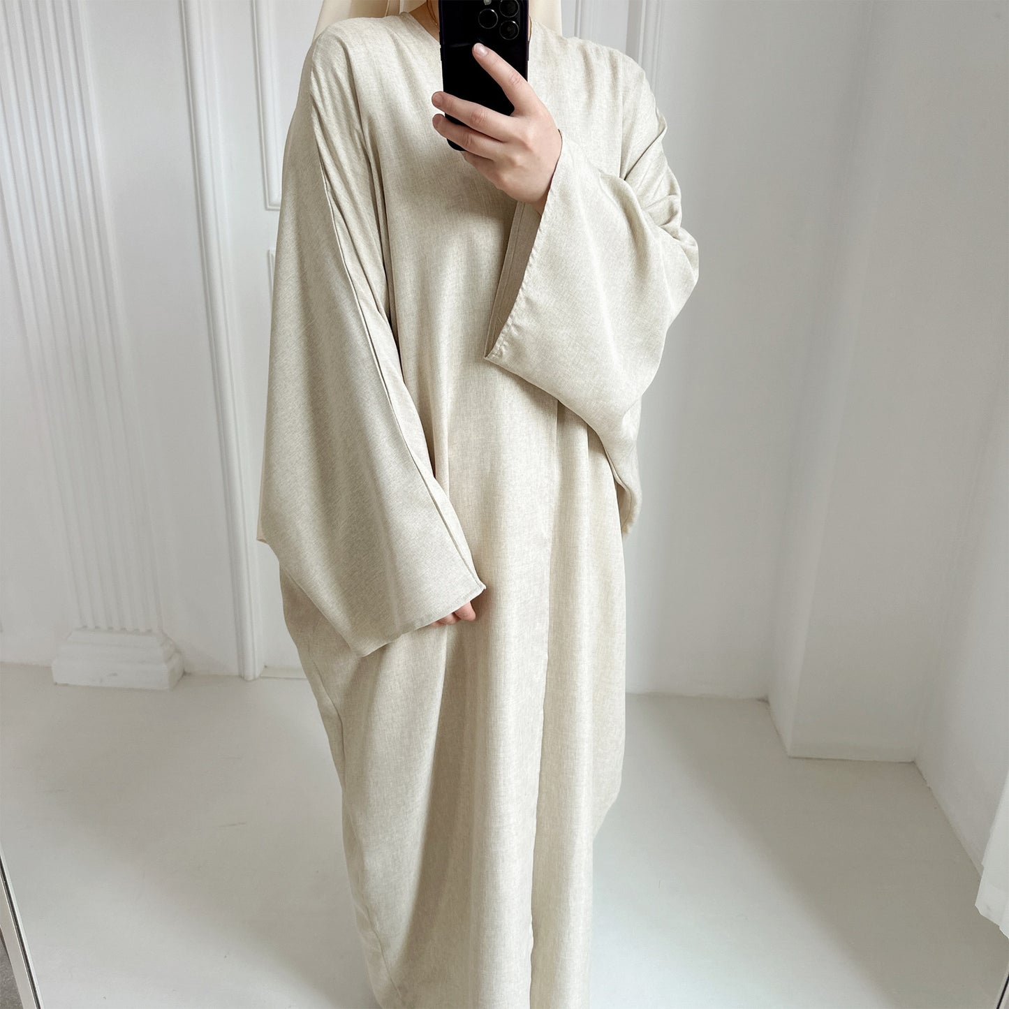 Jade Classic Linen Abaya