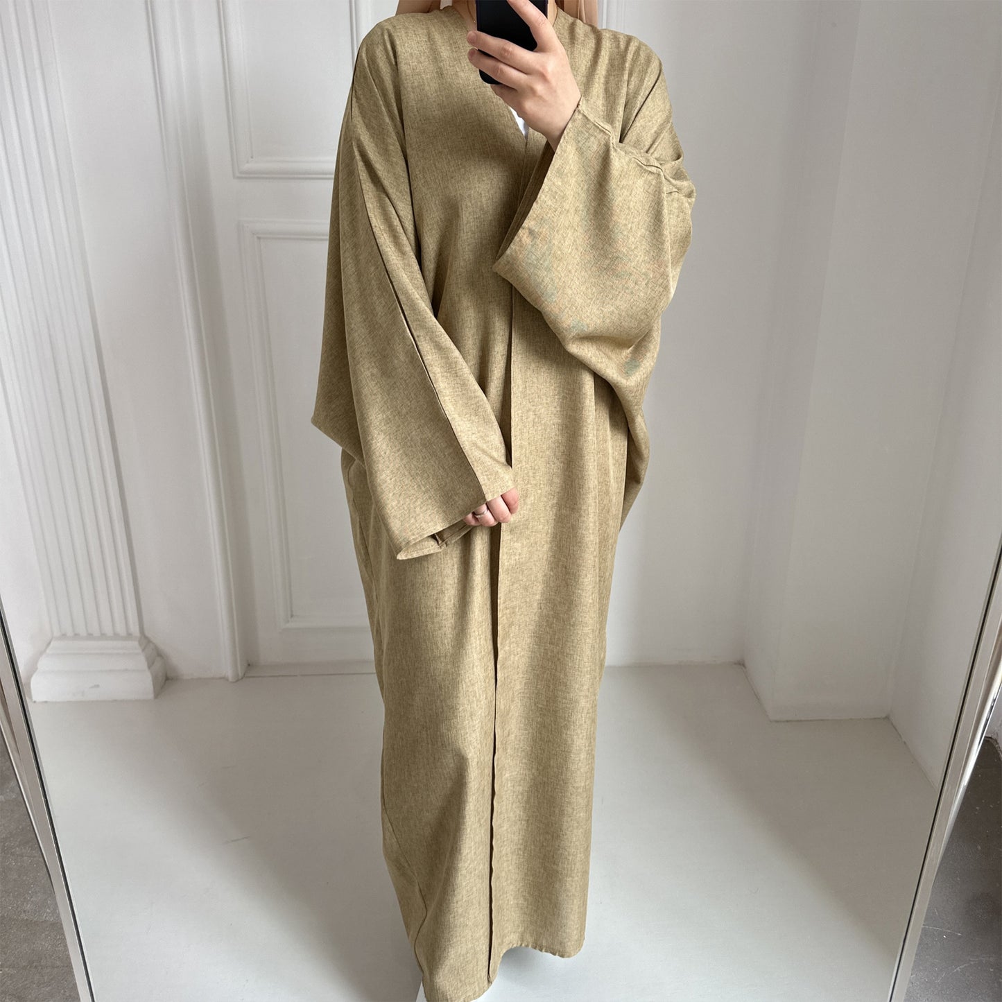 Jade Classic Linen Abaya