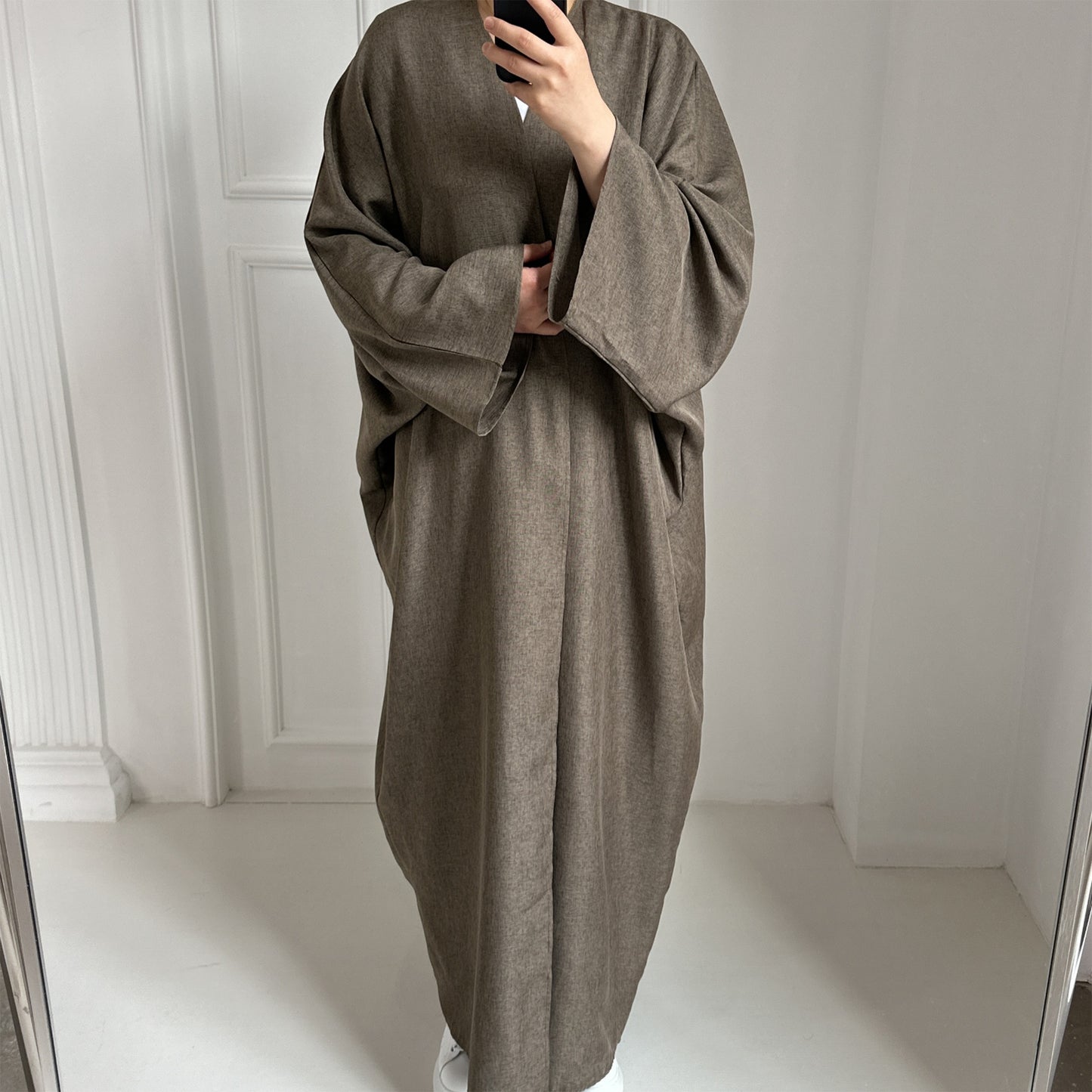 Jade Classic Linen Abaya