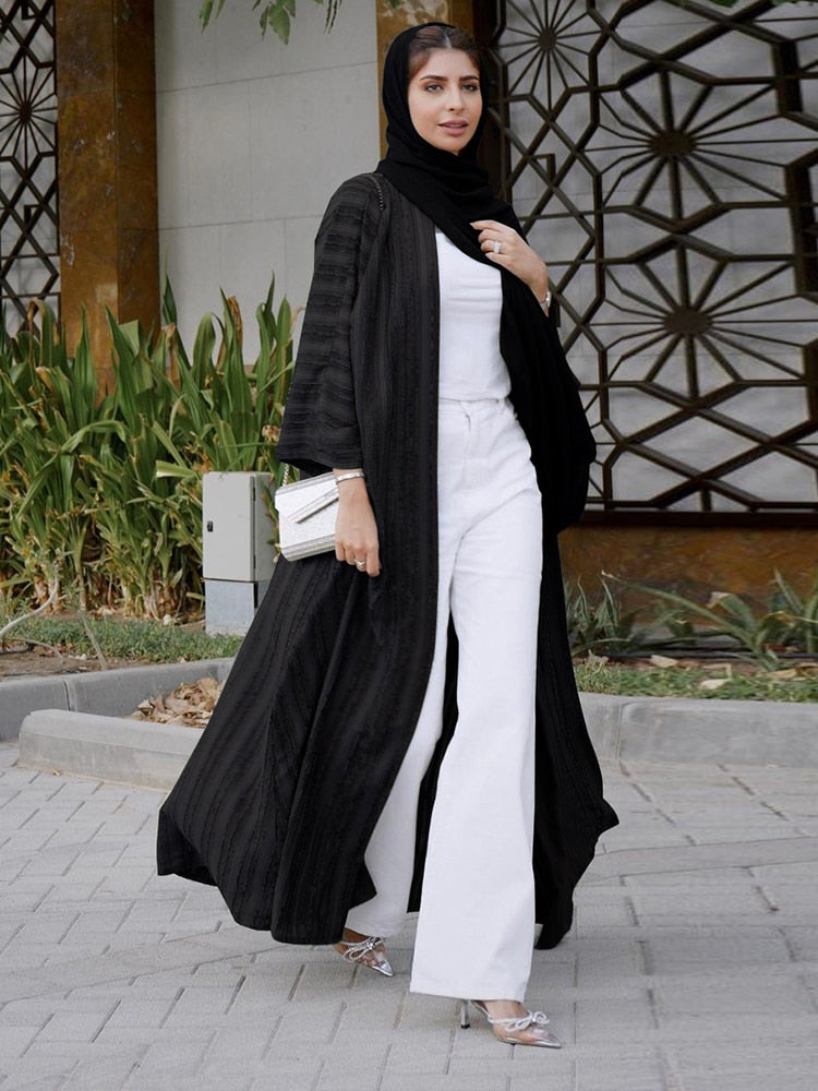 Striped Abaya