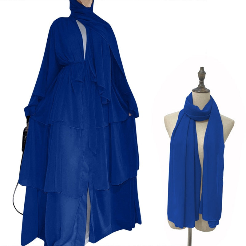 Triple Layered Abaya