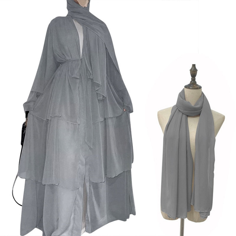 Triple Layered Abaya