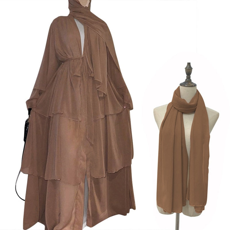 Triple Layered Abaya