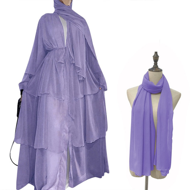 Triple Layered Abaya