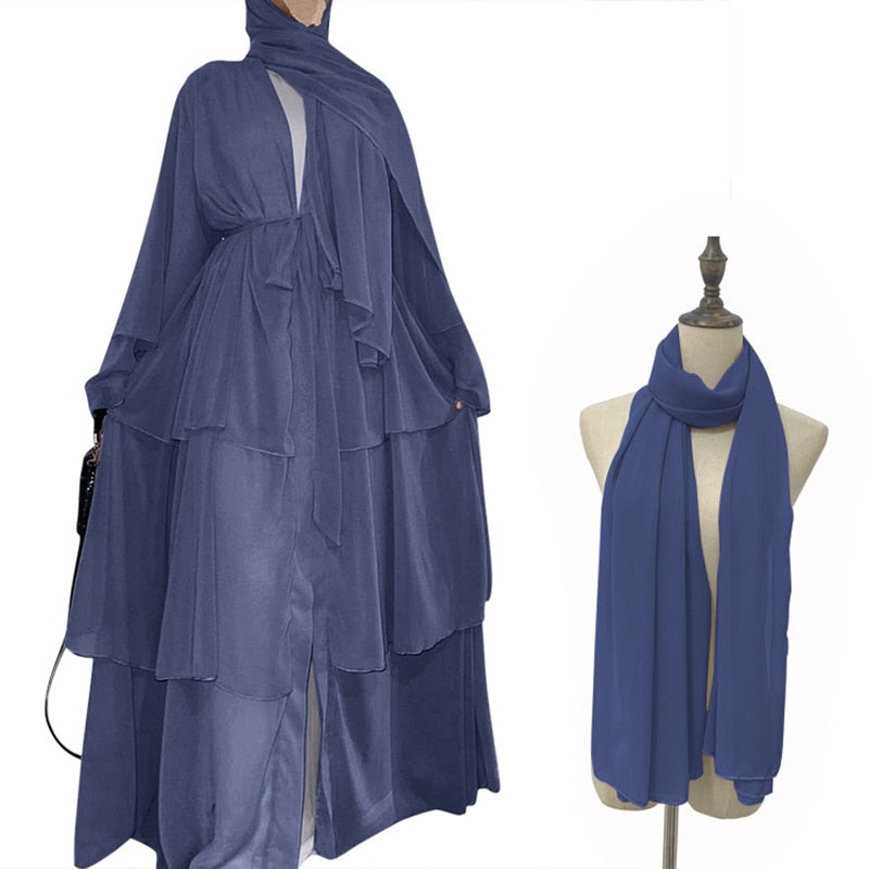 Triple Layered Abaya