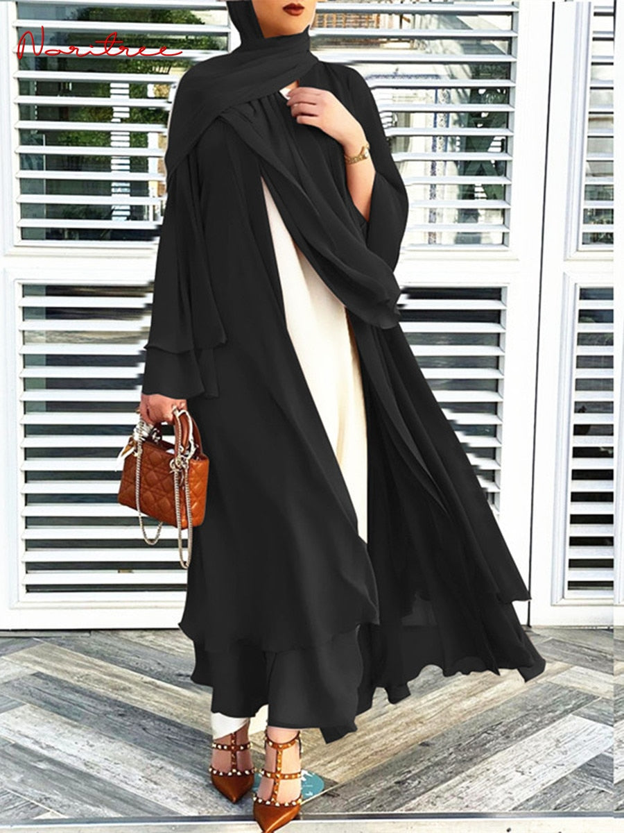 Double layer Abaya