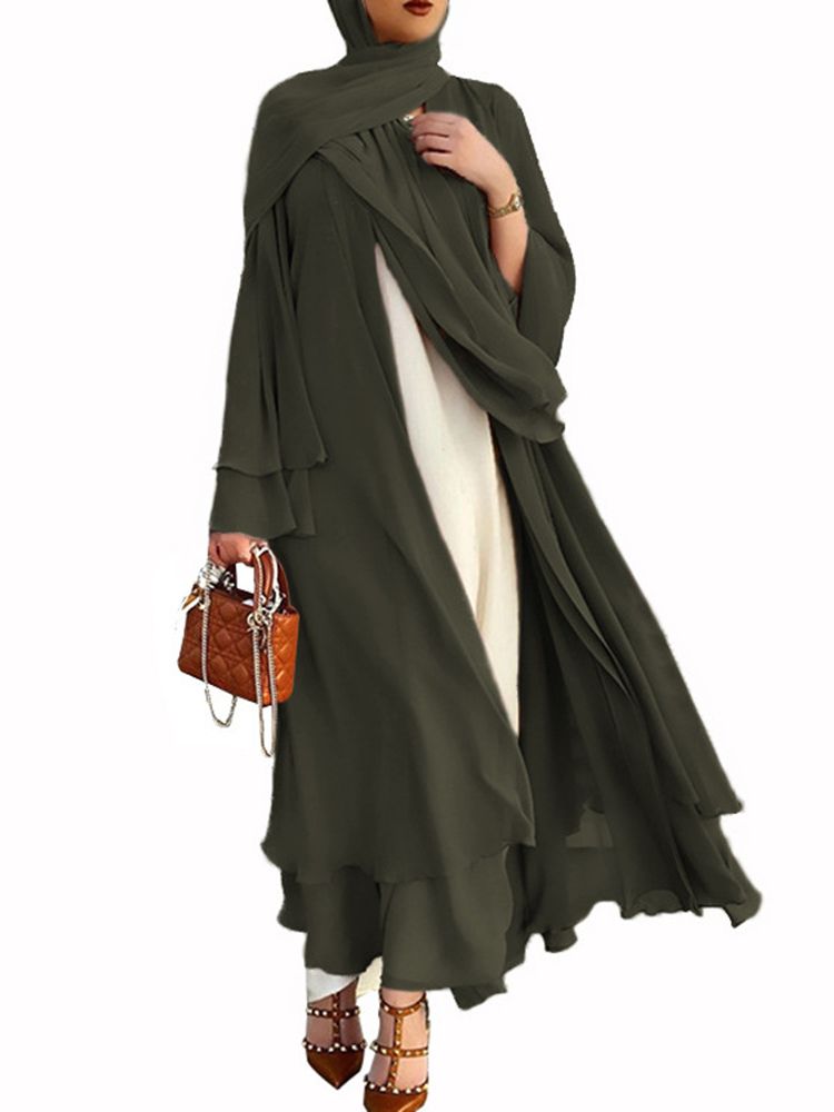 Double layer Abaya