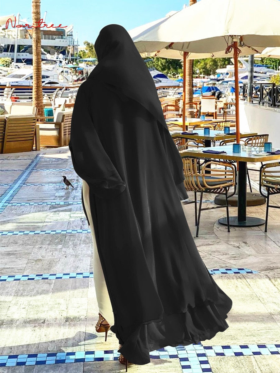 Double layer Abaya