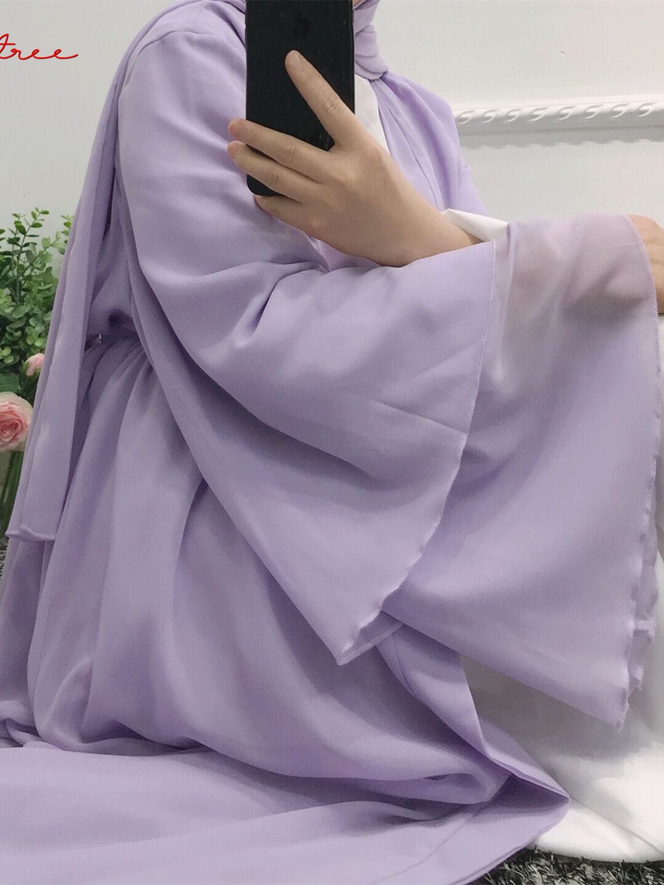 Double layer Abaya