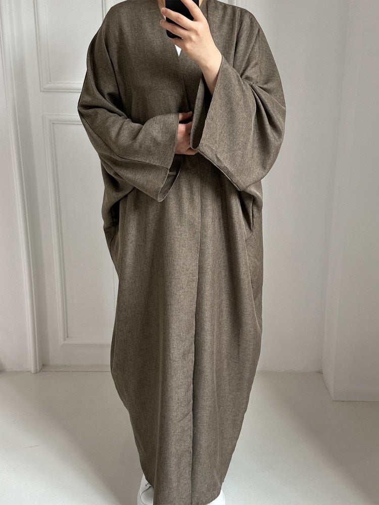 Jade Classic Linen Abaya