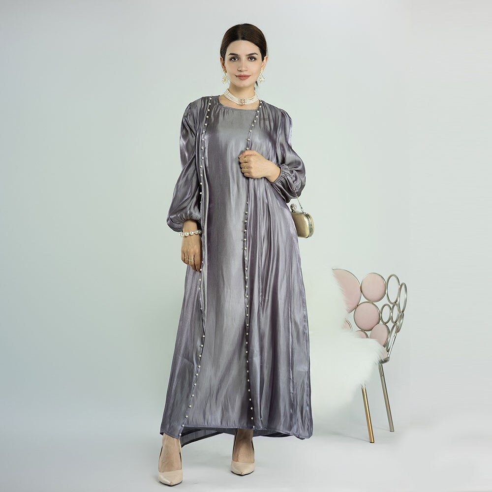 Pearl Abaya - 2 Piece Silk