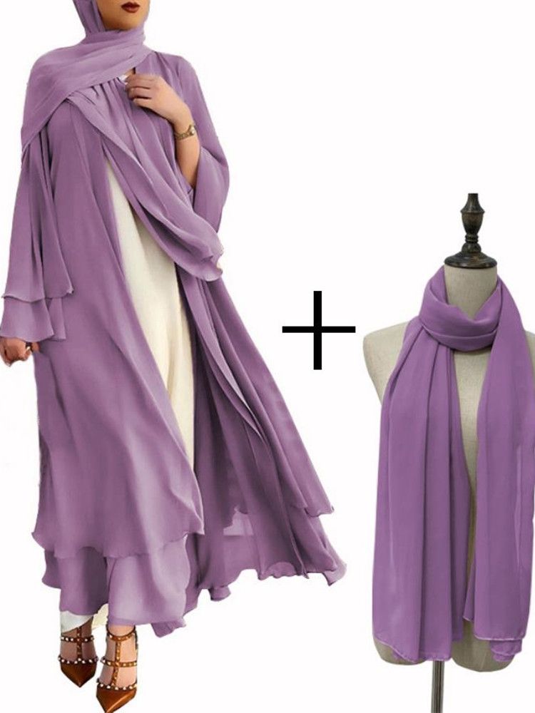 Double layer Abaya