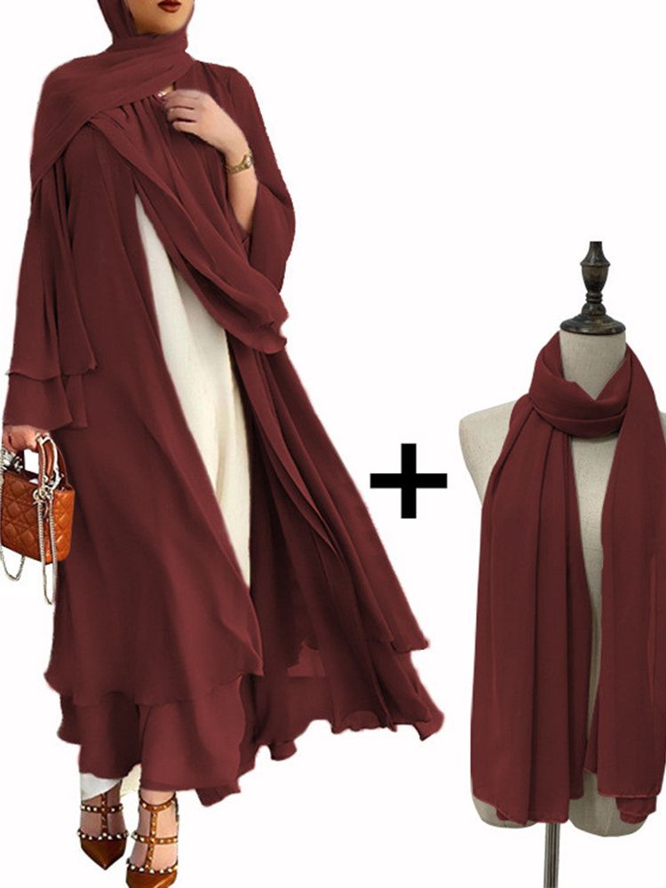 Double layer Abaya