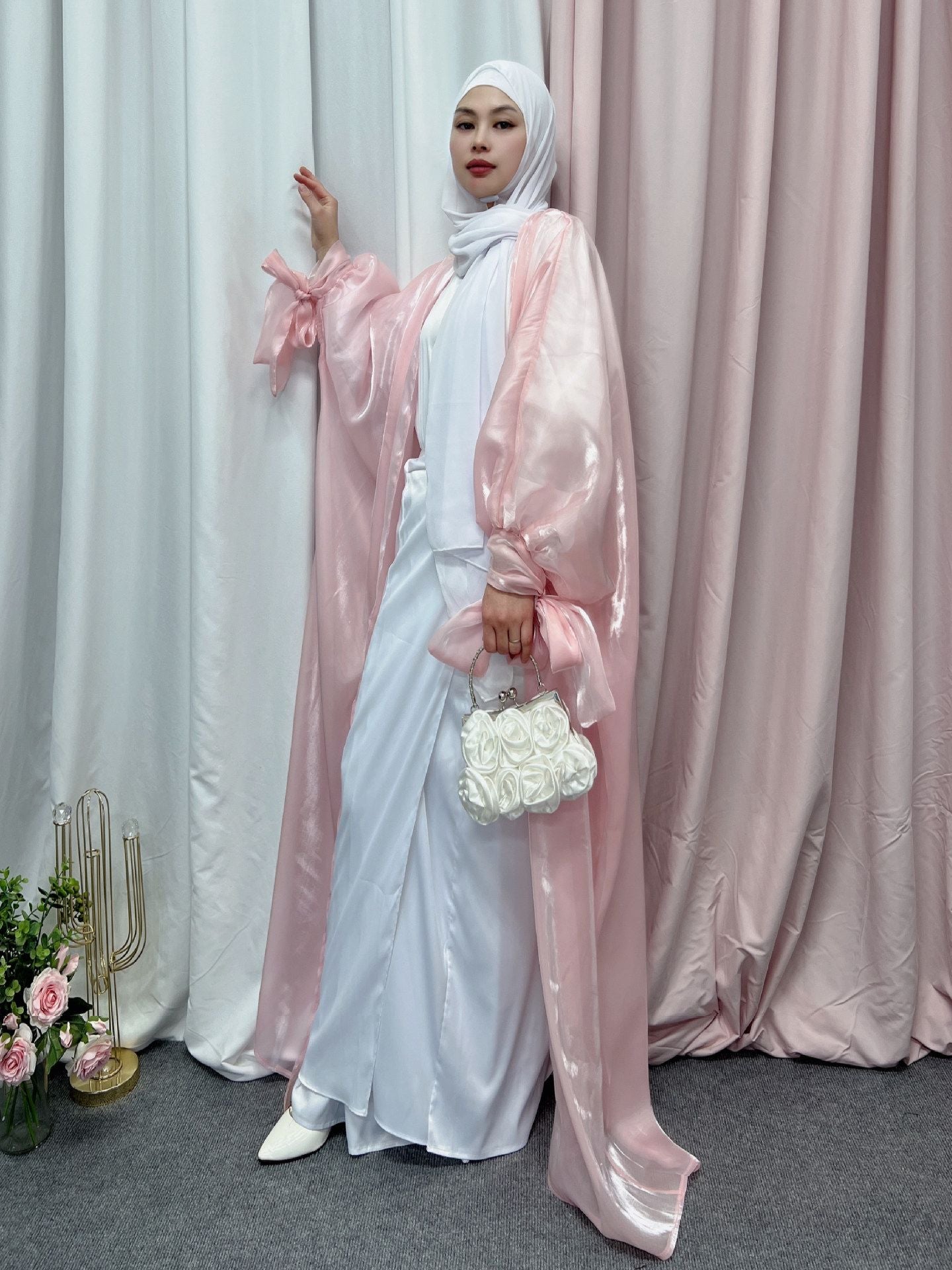 Organza Tie Abaya