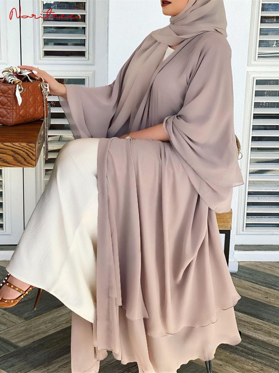 Double layer Abaya