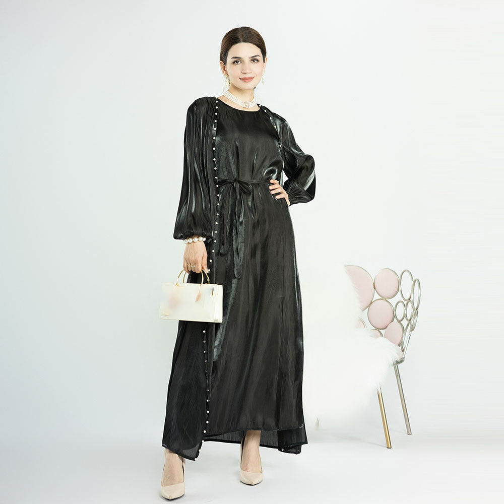 Pearl Abaya - 2 Piece Silk