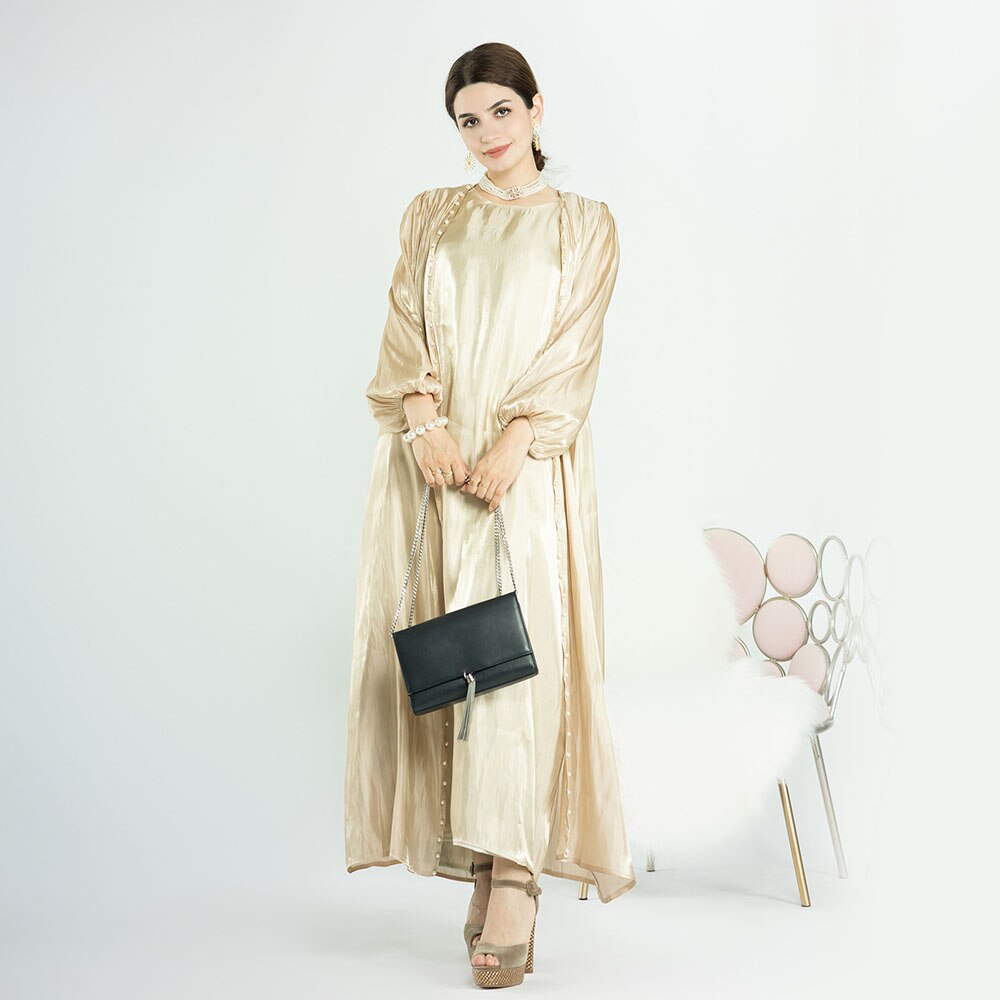 Pearl Abaya - 2 Piece Silk