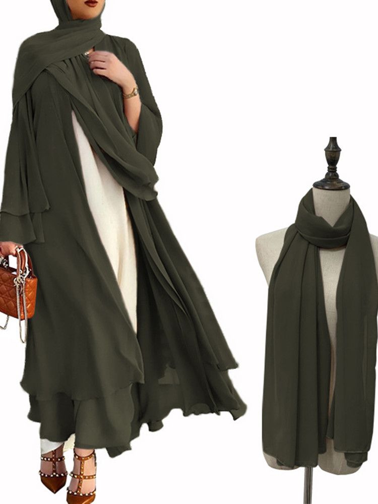 Double layer Abaya